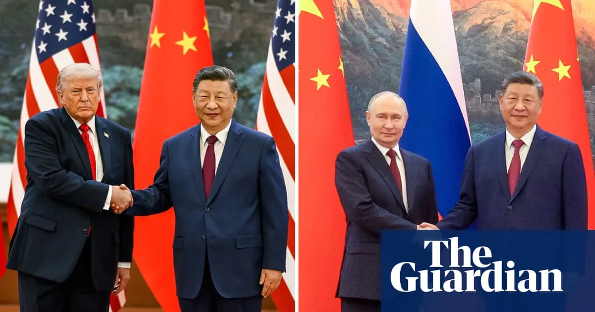 Same but different: how Xi and China welcomed Trump and Putin