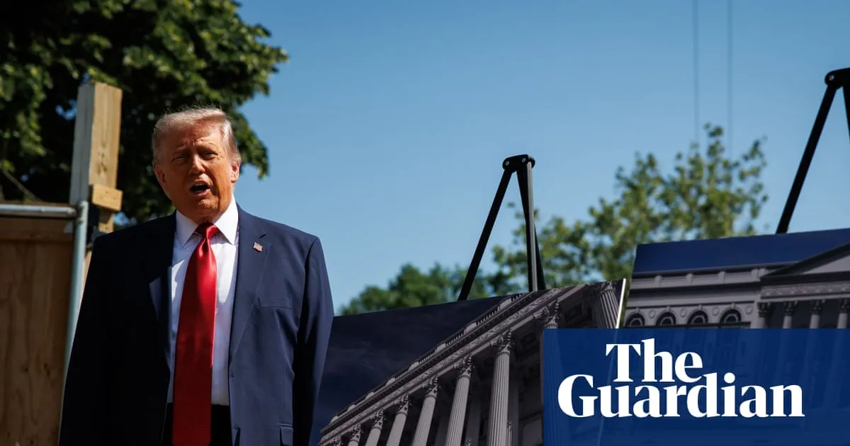 Senate Republicans expected to ditch $1bn funding plan for Trump’s ballroom