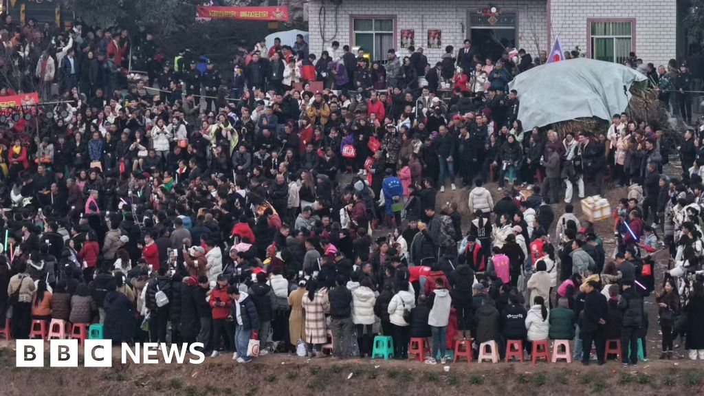 Chinese woman's plea for help killing pigs draws thousands to her village