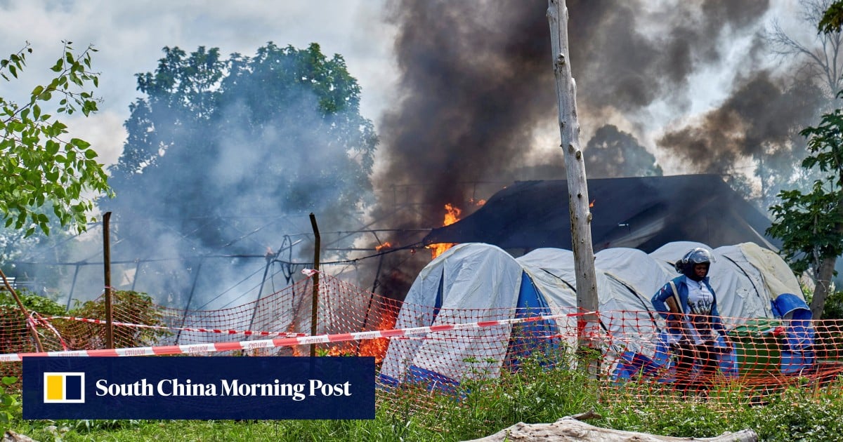 Residents set fire to an Ebola centre in DR Congo as fear and anger grow over outbreak