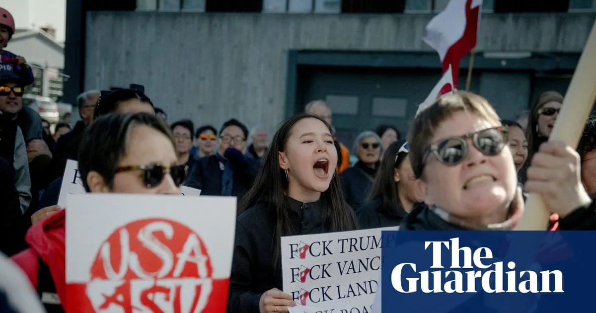 Protests at new US consulate after Trump envoy says time for US ‘to put its footprint back’ on Greenland