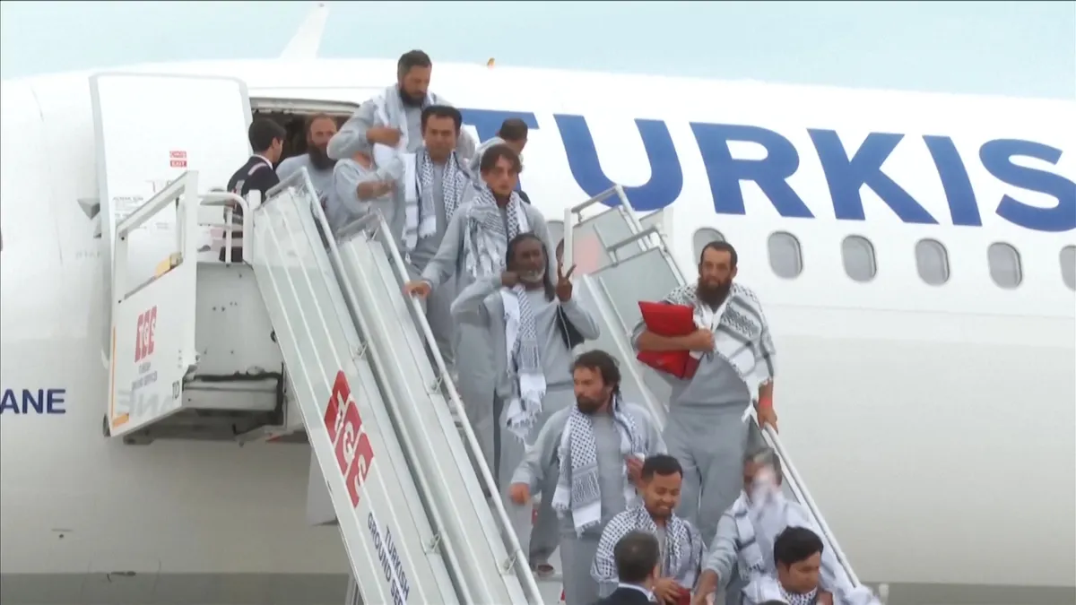 Flotilla activists recount Israeli violence as they arrive in Turkiye