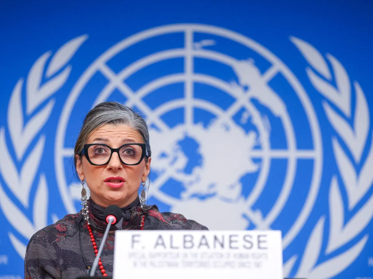US says it has not changed its stance on sanctioning Francesca Albanese