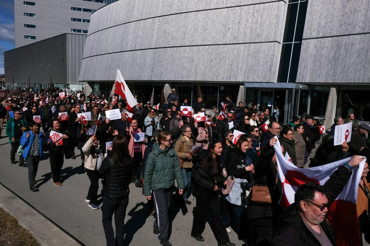 Greenlanders protest opening of new US consulate in Nuuk