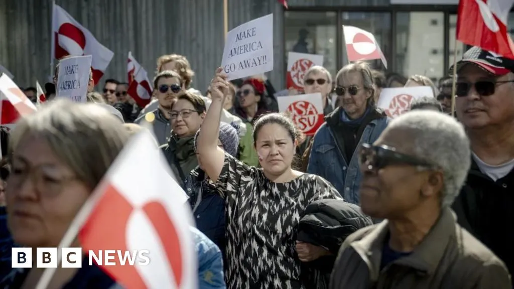 'No means no': Greenlanders protest against Trump outside new US consulate