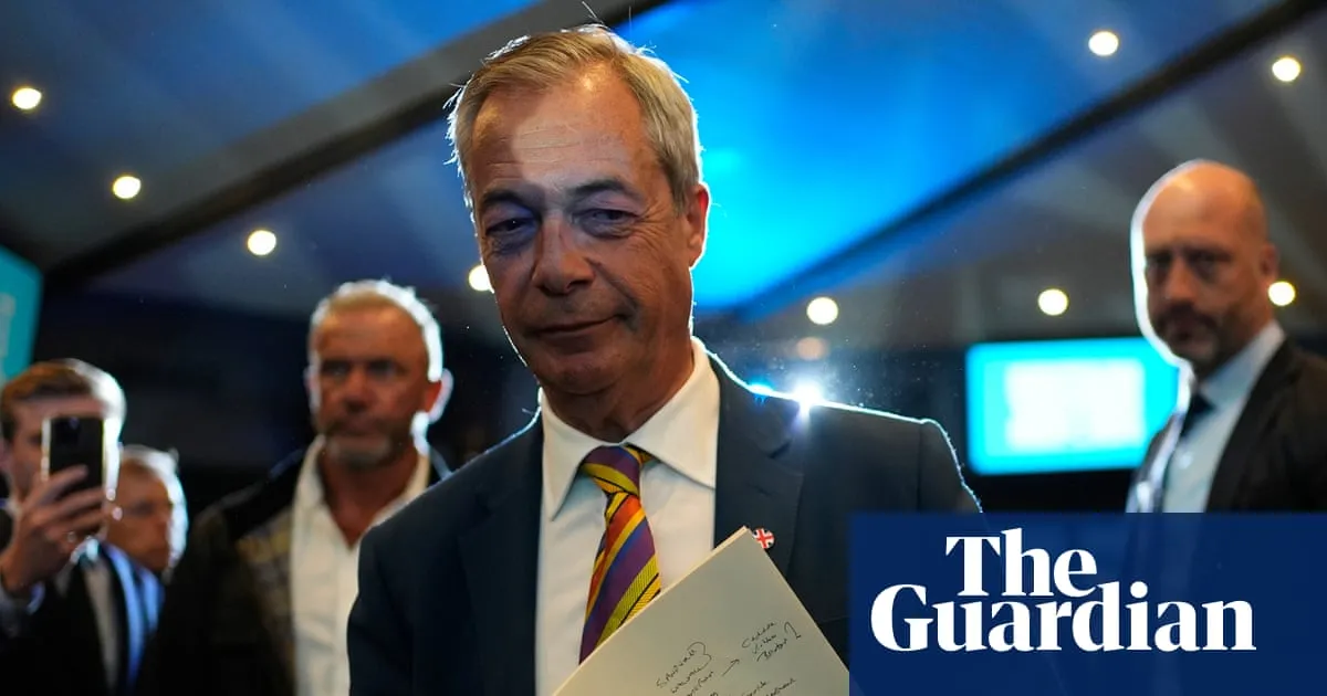 Healey asks Farage if any of £5m gift may have come from Russia-linked profits