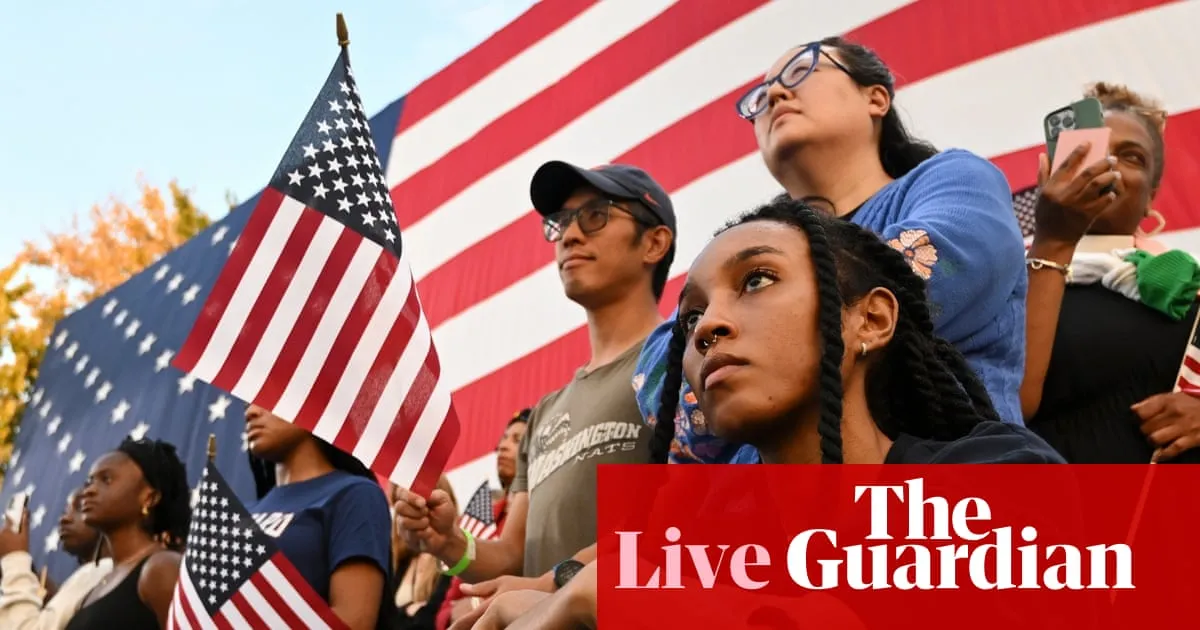 Trump postpones executive order on AI over China concerns – US politics live