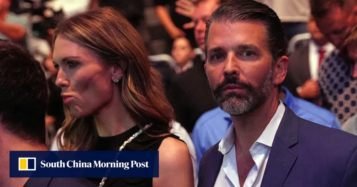 Trump says he won’t attend son Donald Trump Jnr’s wedding to Bettina Anderson