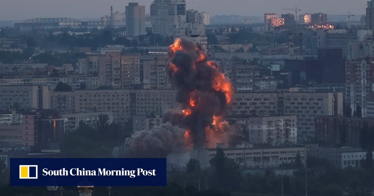 Russian missiles pummel Kyiv in retaliation for dorm attack that killed 18