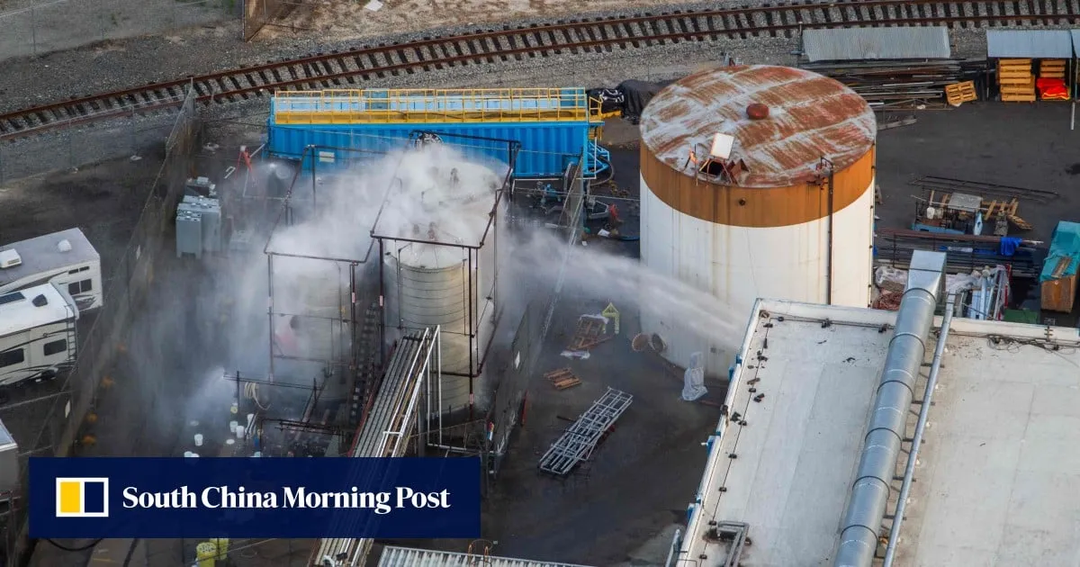 California races to prevent chemical tank explosion as thousands evacuated