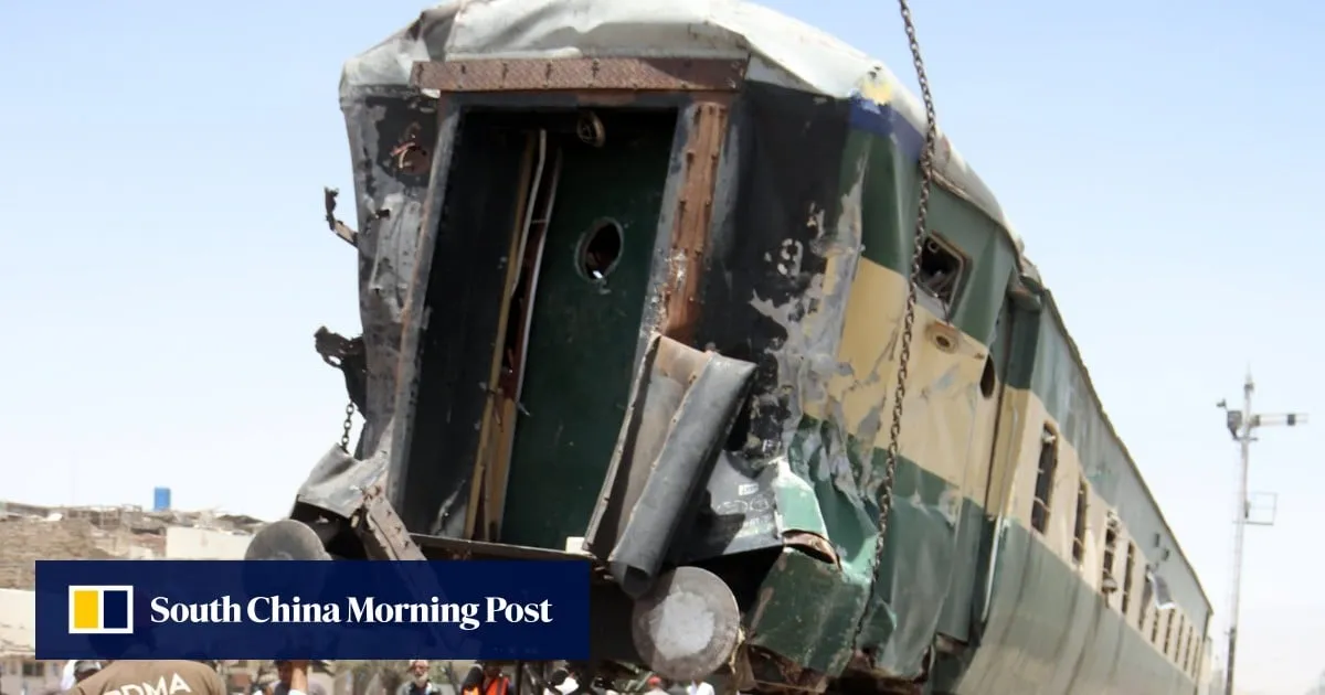 Pakistan attack kills at least 24 as explosive-laden car hits train