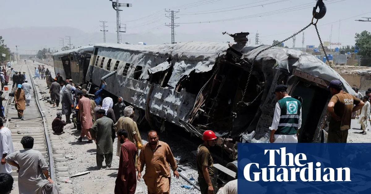 Suicide bombing near railway track in Pakistan kills at least 23 people