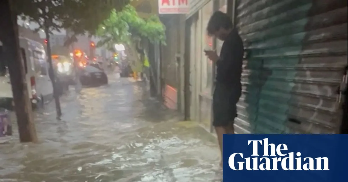 Weather tracker: flash floods in New York and a heat dome in Europe
