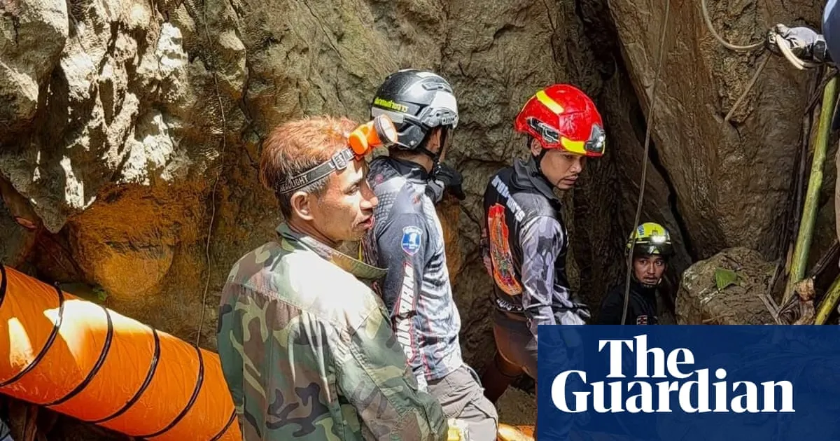 Thai rescuers join effort to free seven people trapped in Laos cave