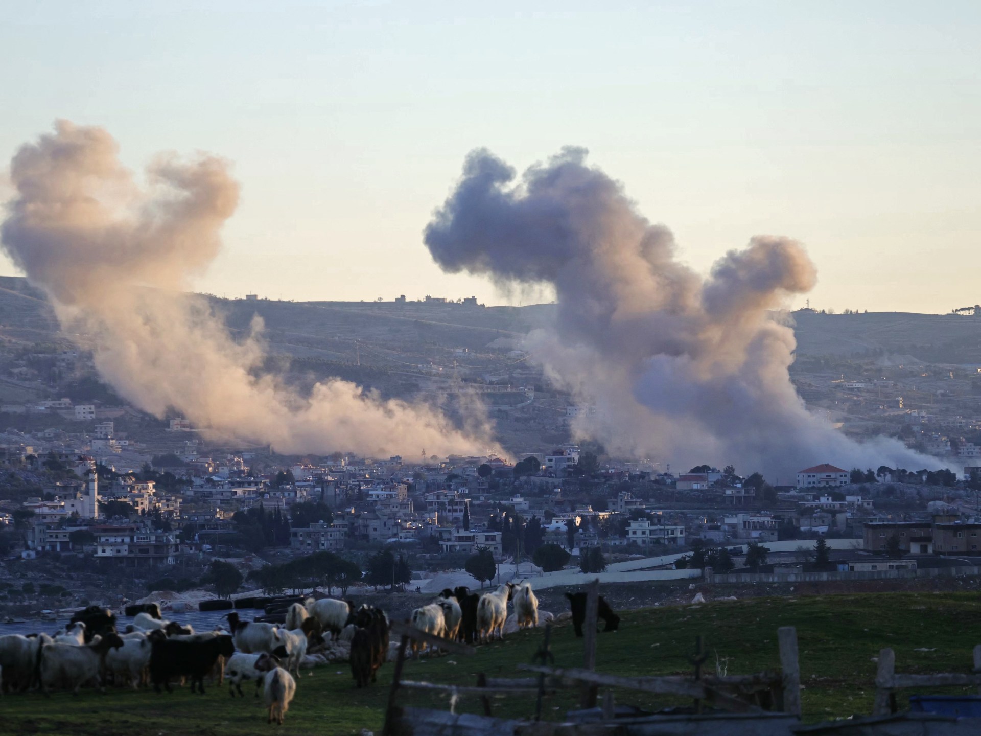 Israeli strikes kill two in Lebanon, UN forces report drone attack