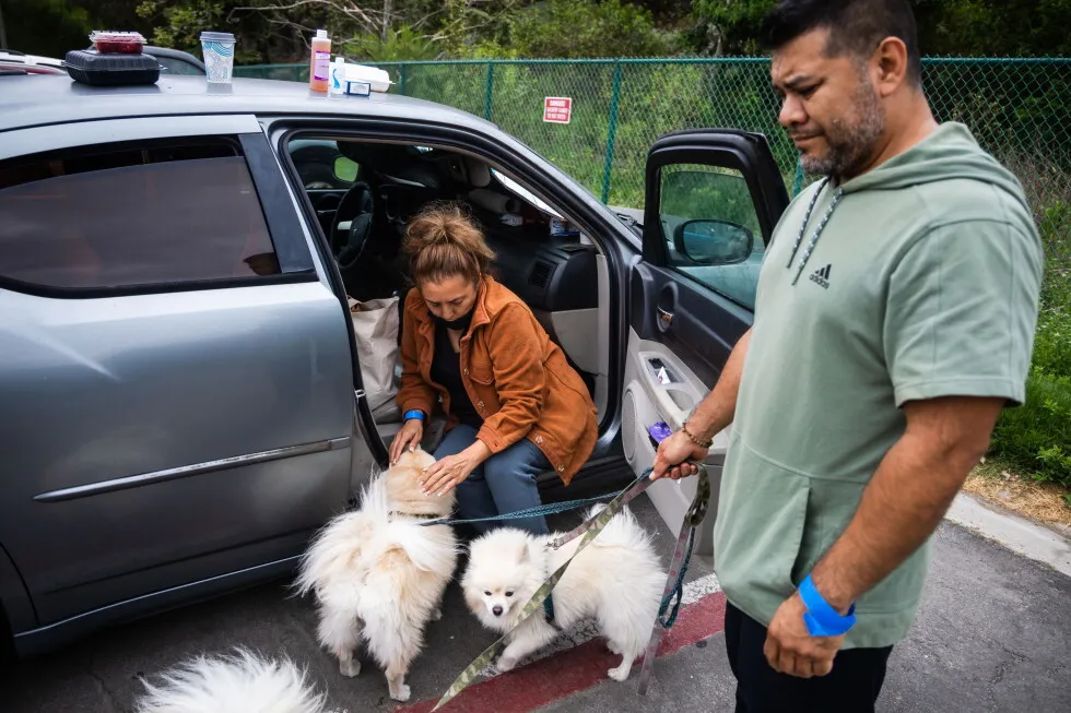 Officials lift evacuation orders for some California residents living near a damaged chemical tank