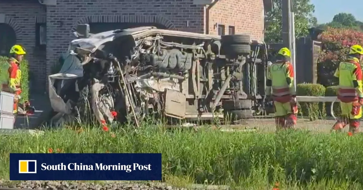 ‘Extremely violent’: 2 teenagers among 4 dead in Belgium after train hits school bus
