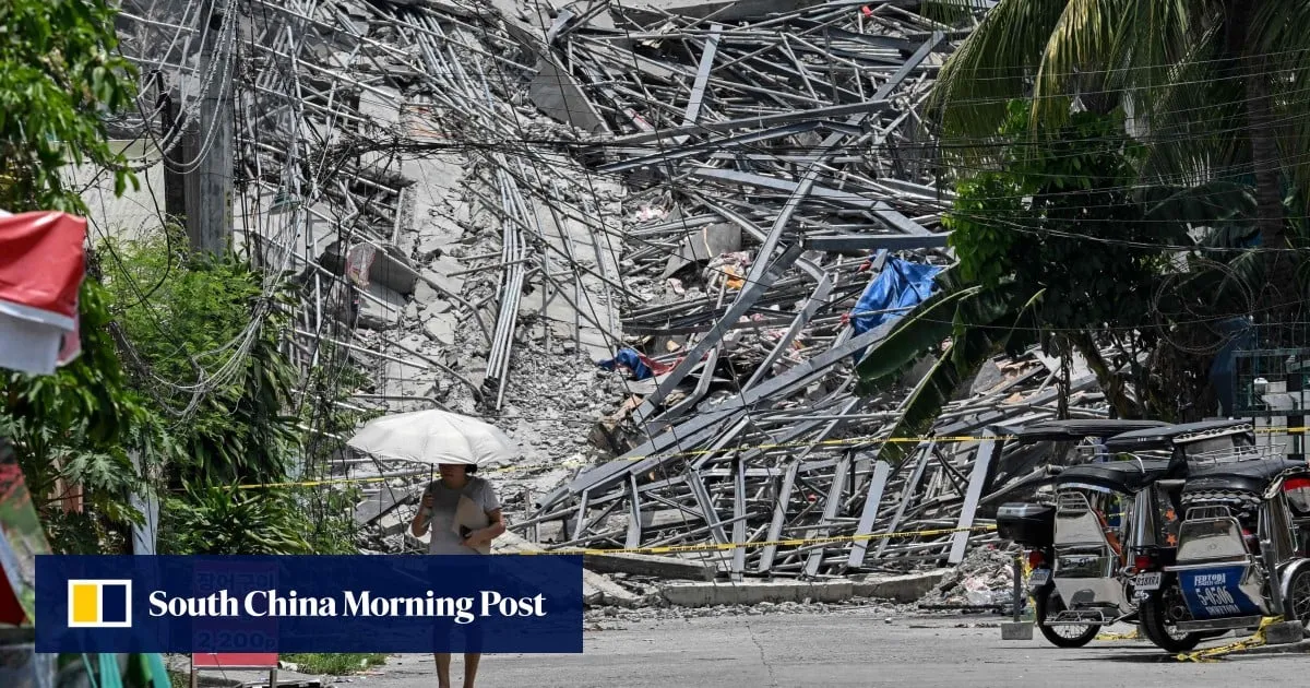 Deadly building collapse shocks Philippine city: ‘like an aeroplane landing’