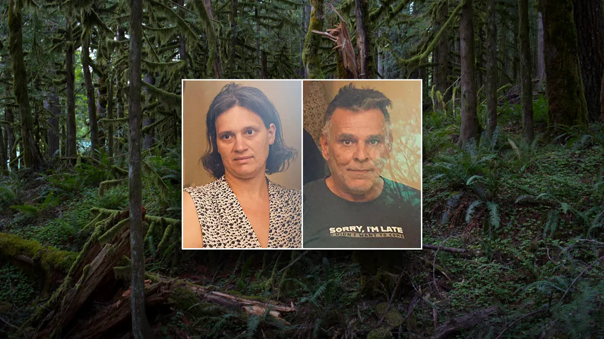 Mother, boyfriend allegedly abandoned blindfolded young sons in remote forest as part of 'game': reports