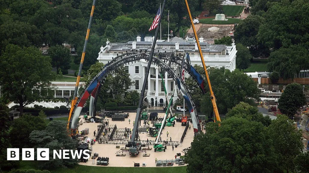 White House erects UFC cage ahead of US 250th anniversary celebrations