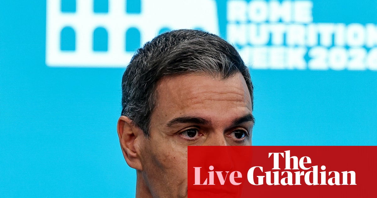Spanish police search ruling Socialist party headquarters – Europe live