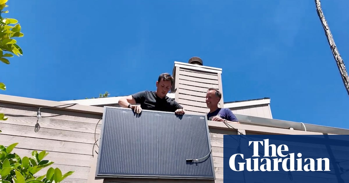 Power to the people: how ‘balcony solar’ could help fight rising US utility costs