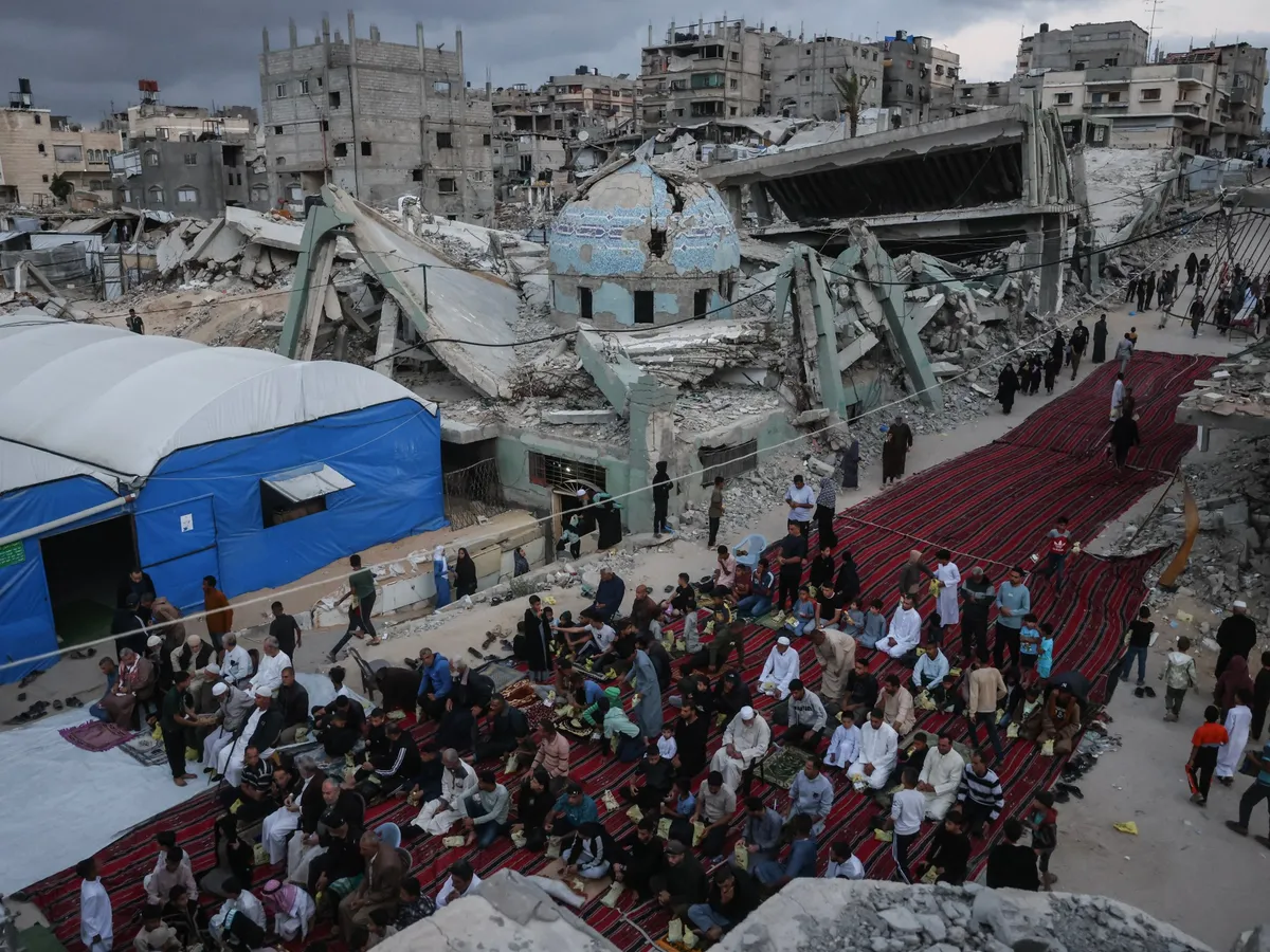 ‘Eid does not enter tents’: Palestinians in Gaza face grim holiday