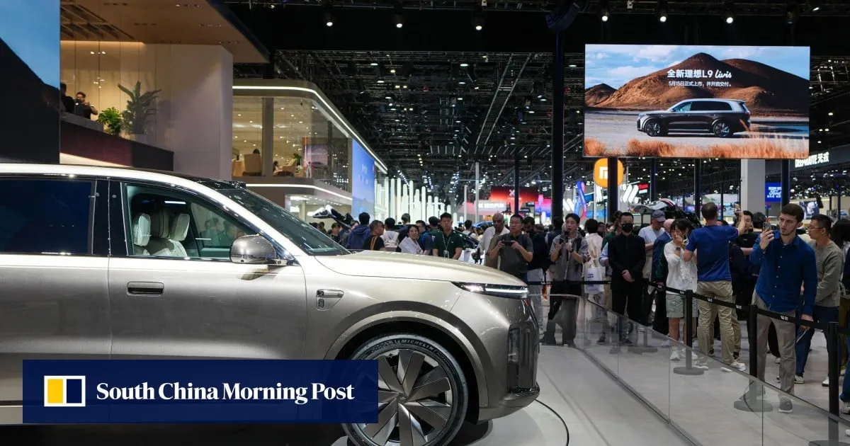 China unveils auto industry blueprint to set EV, AI vehicle and semiconductor standards