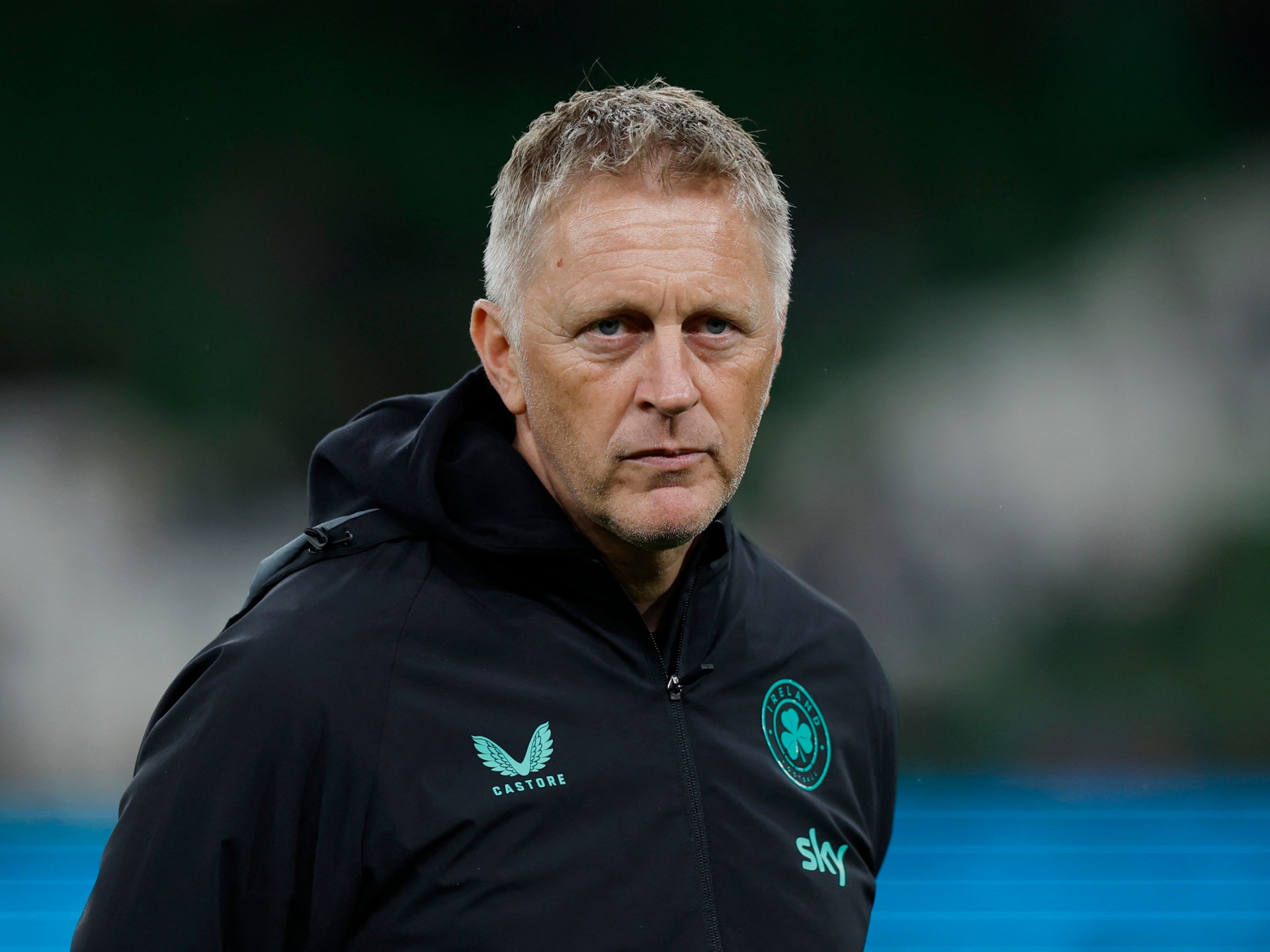 Ireland football coach urges players to ‘win this war’ against Israel