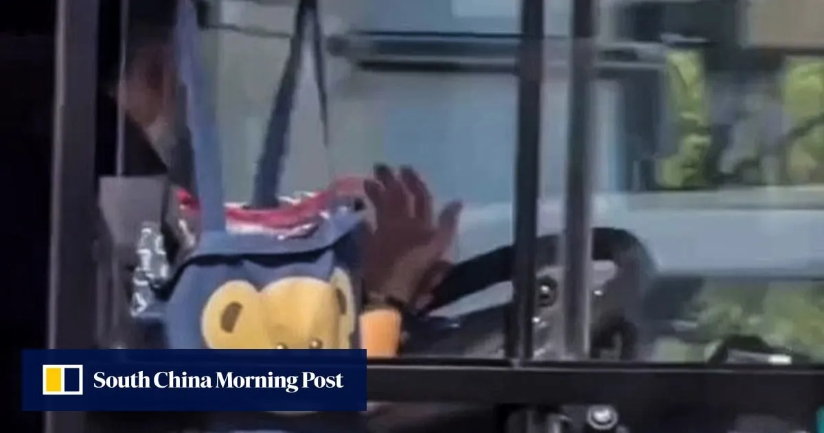 Hong Kong bus driver suspended after video shows him hands-free at the wheel