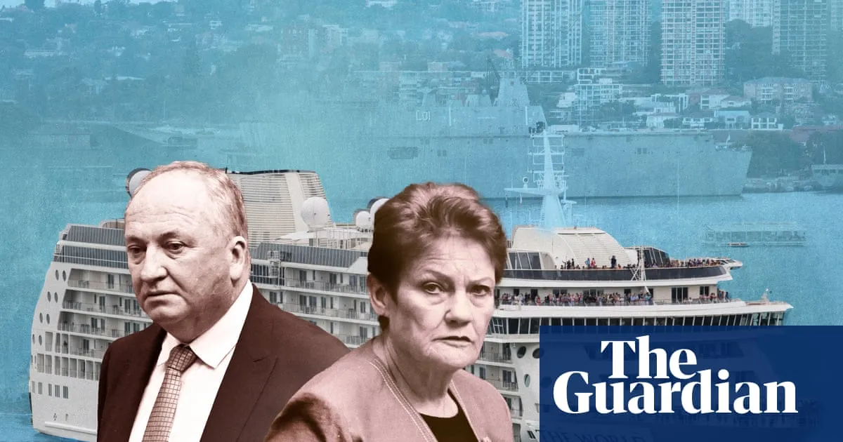 Hanson and Joyce bill taxpayers for flights to private events on luxury cruise ship hosted by Rinehart