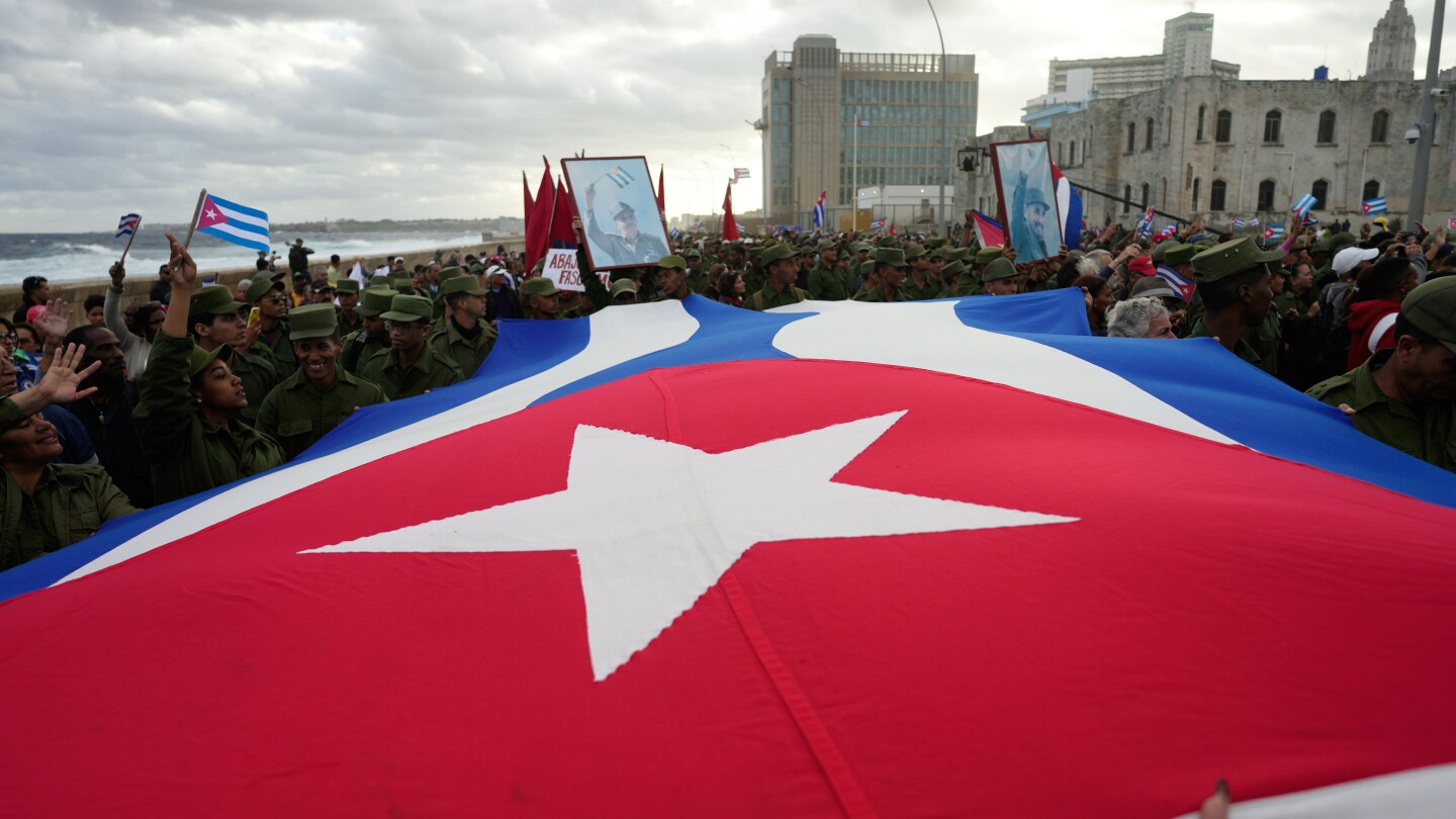 Cuba launches mass demonstration to decry US attack on Venezuela and demand Maduro’s release