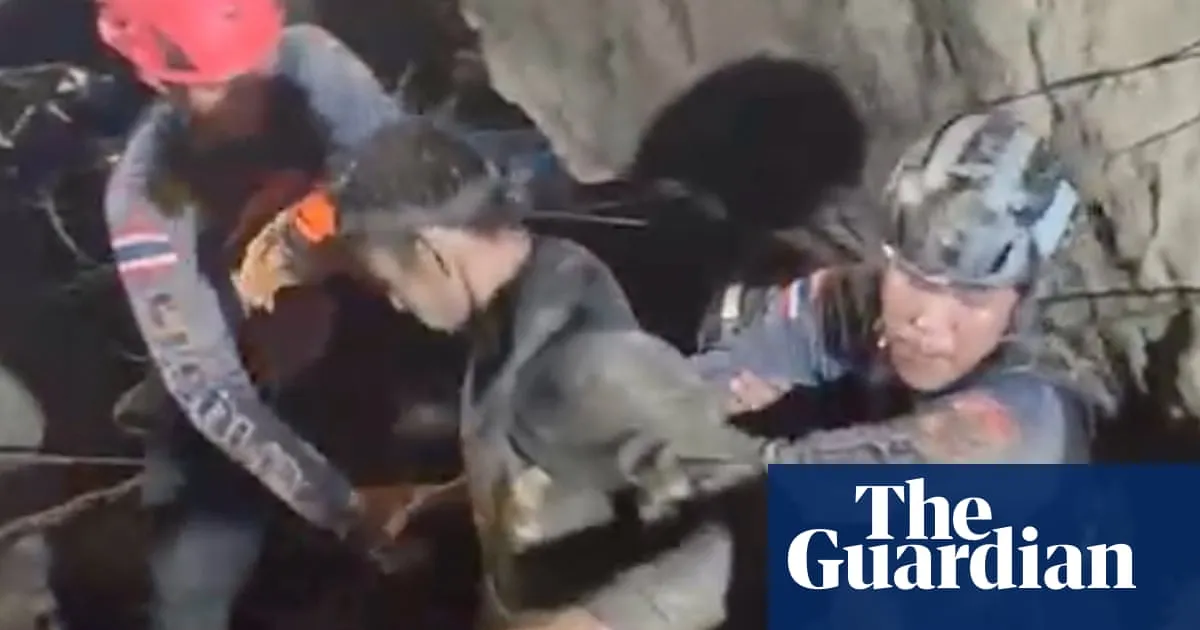 First of trapped men rescued from flooded Laos cave