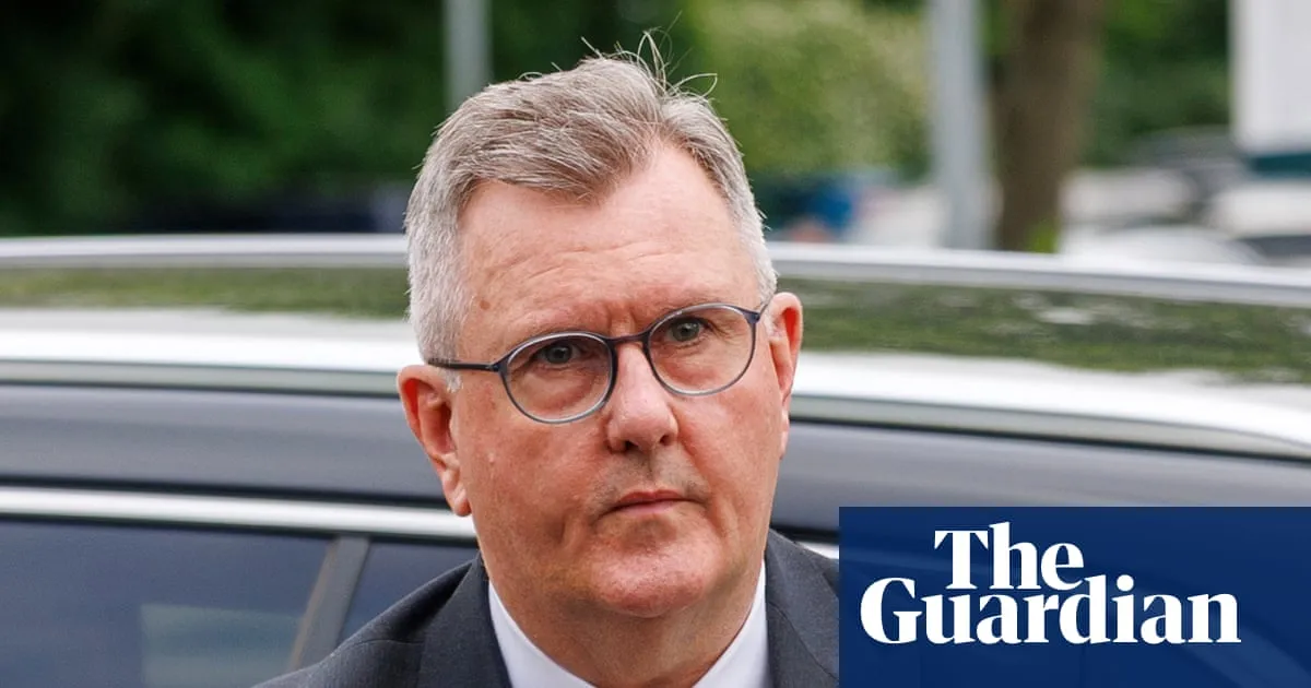 Jeffrey Donaldson’s letter to alleged victim had ‘nothing to do’ with abuse claims, trial hears