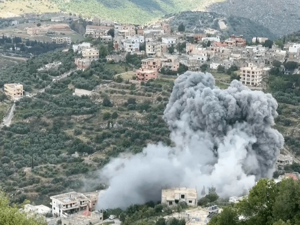 Israeli fighter jets strike village in south Lebanon