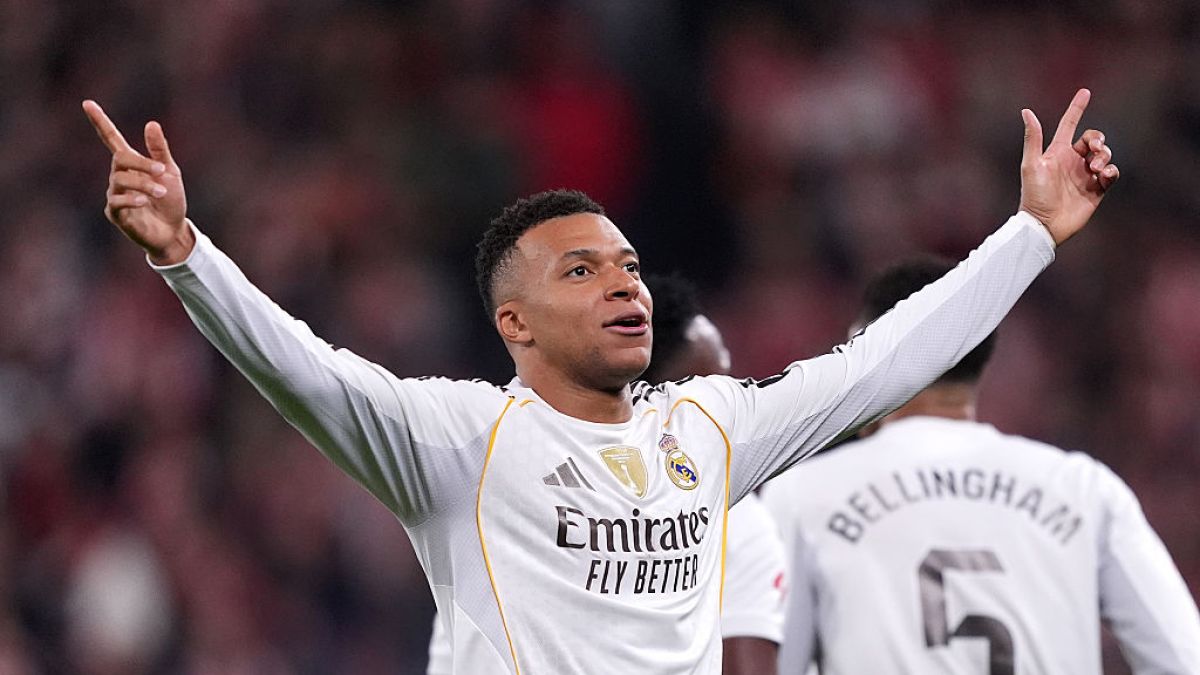 Mbappe shines as Real Madrid beat Athletic to close on Barcelona