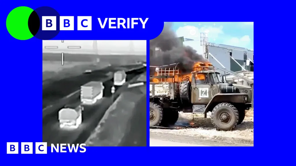Ukraine using AI drones to strike vital convoys supplying Russian troops
