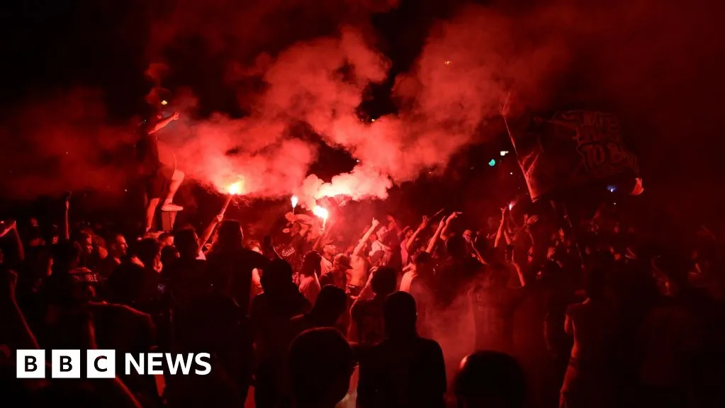Hundreds arrested in France after wild Champions League celebrations