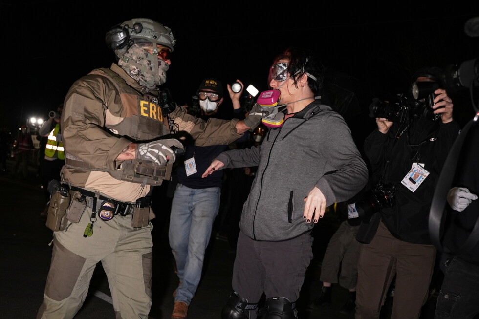 NJ state police set up protest zone outside contested immigration detention center as ICE leaves