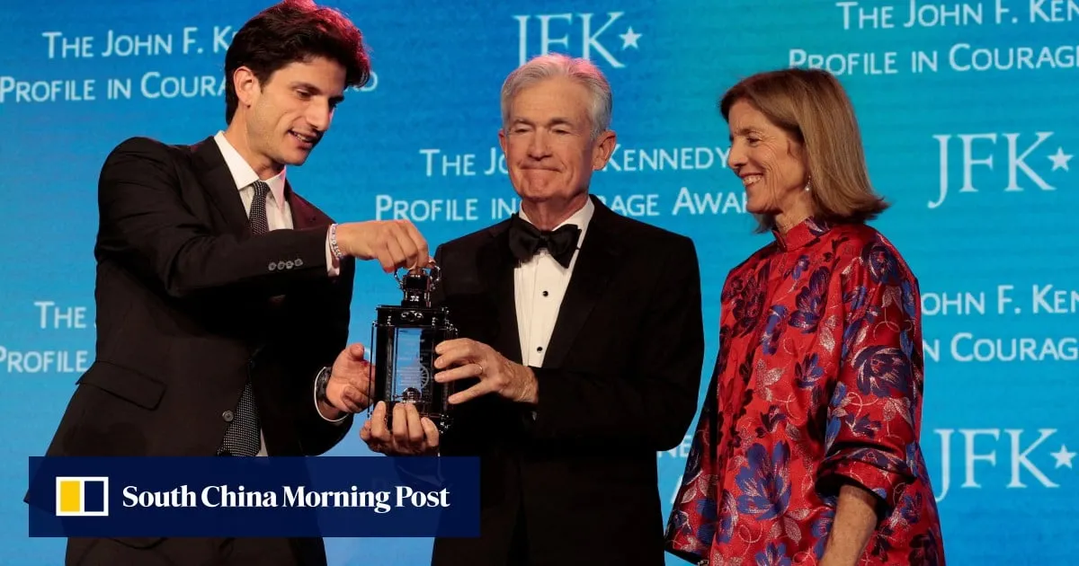 Powell uses JFK award speech to defend Fed from political pressure
