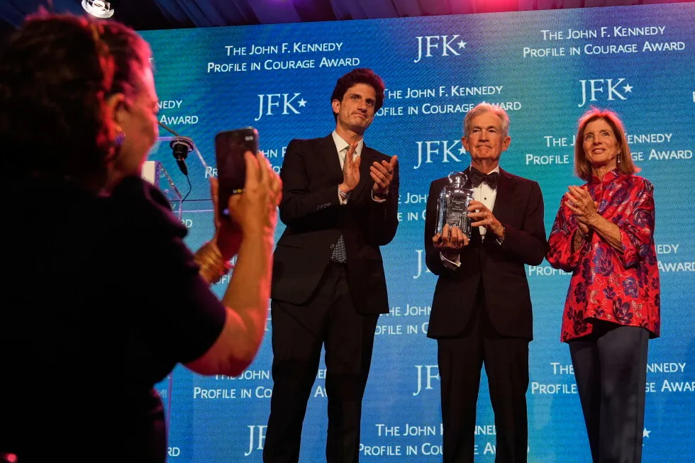 Jerome Powell uses JFK award speech to warn against political pressure on Fed, courts and schools