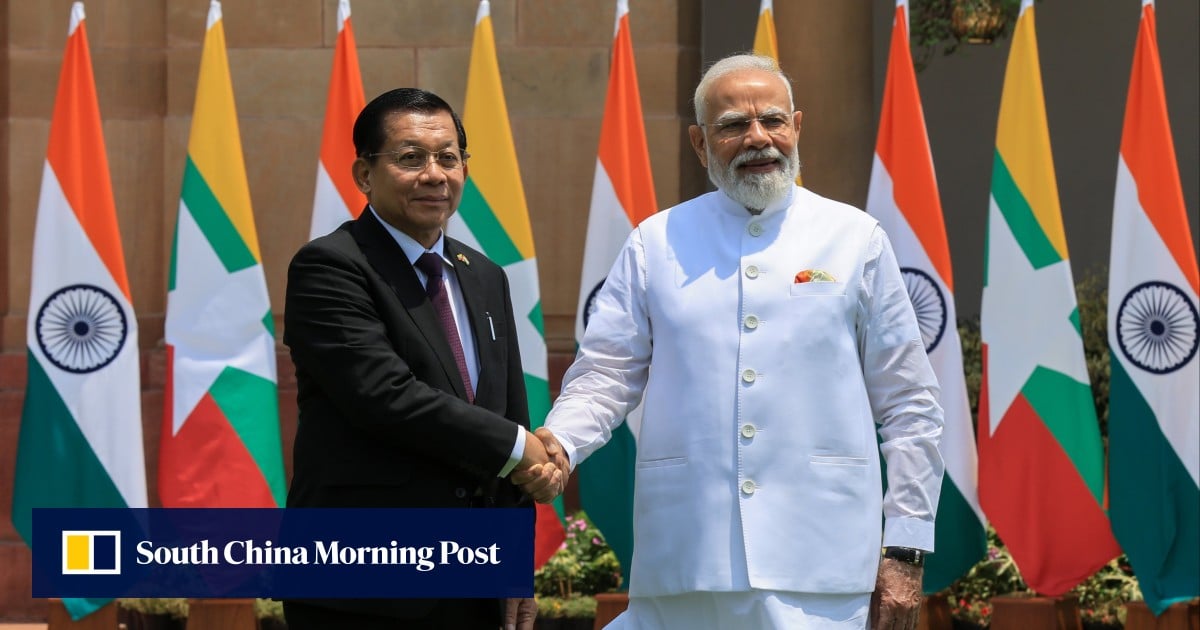 India rolls out welcome mat for Myanmar’s Min Aung Hlaing