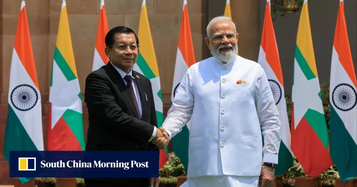 India rolls out welcome mat for Myanmar’s Min Aung Hlaing