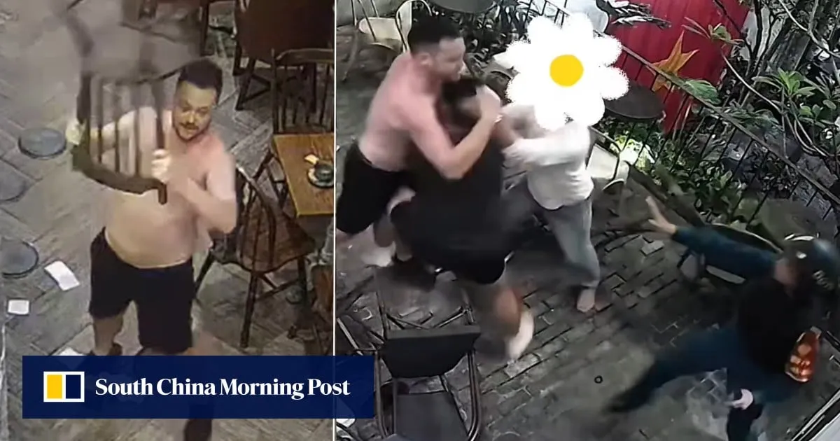 Vietnam detains Australian man who trashed Da Nang cafe in late-night rampage