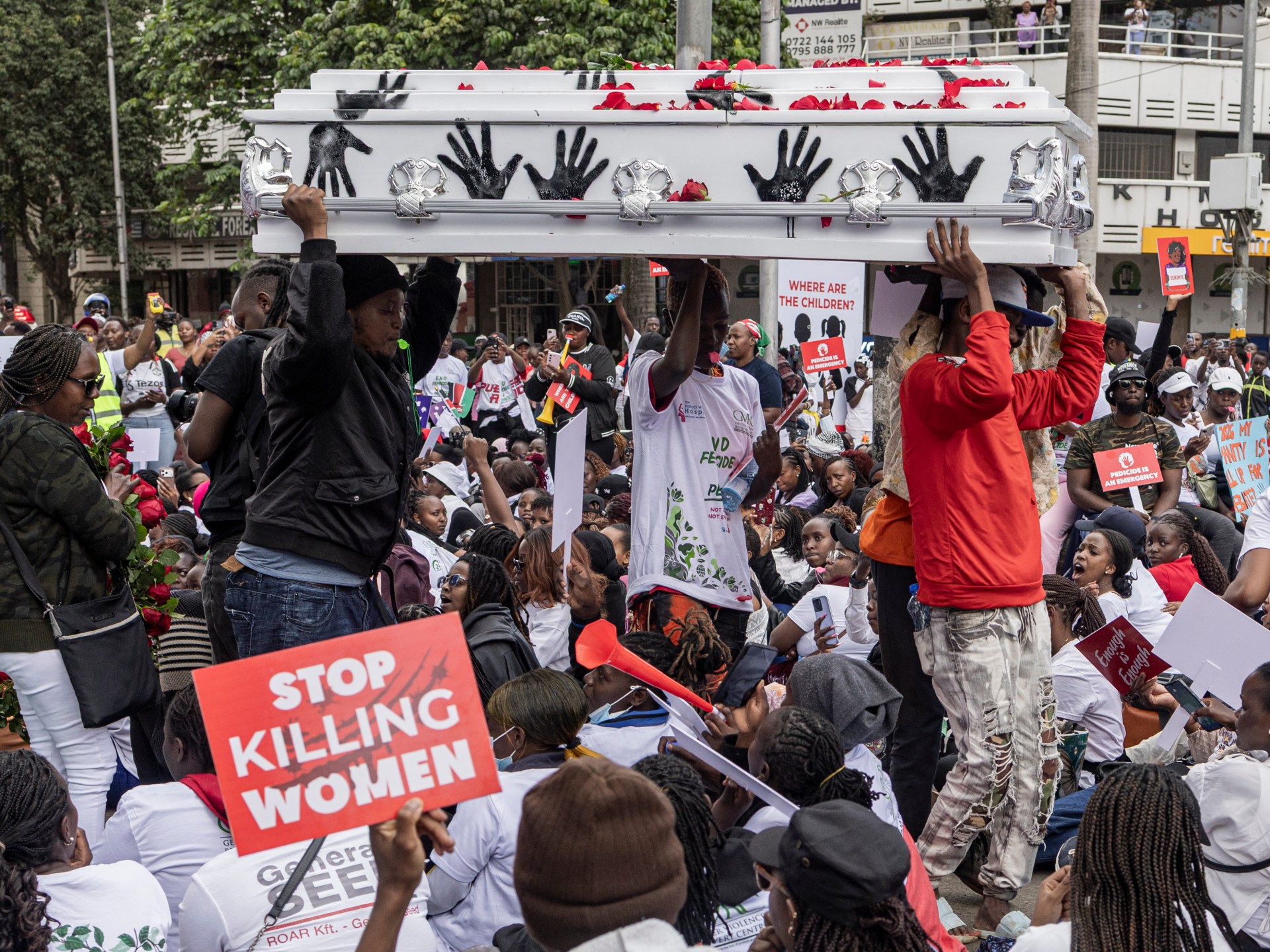 Protesters call on Kenyan government to halt femicide crisis