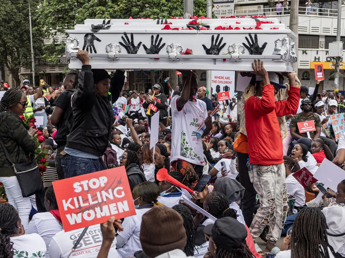 Protesters call on Kenyan government to halt femicide crisis
