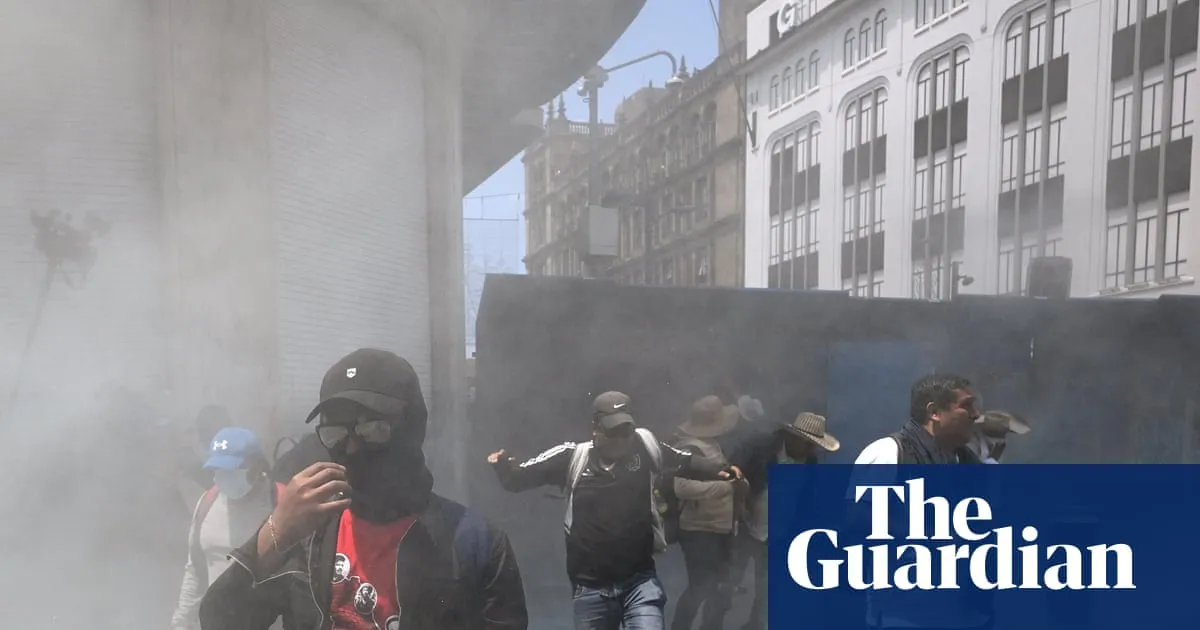 Mexico City police teargas teachers’ protest 10 days before World Cup