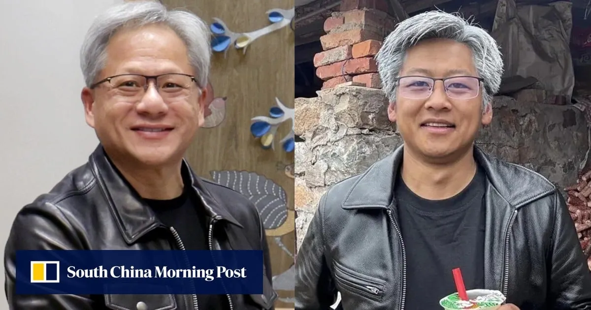 ‘Terrified!’: Chinese man spends US$28 to look like Jensen Huang, garners large following