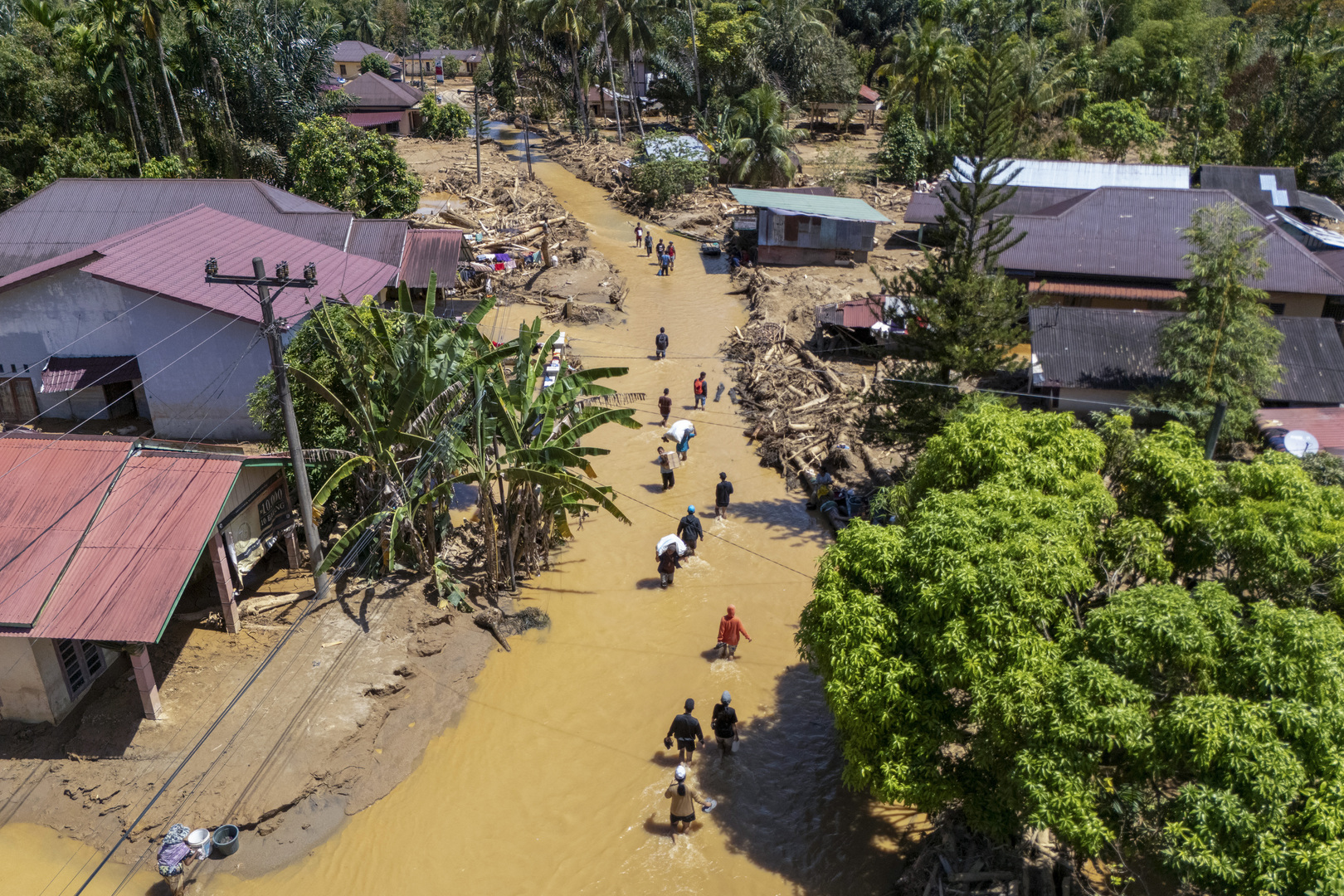 Indonesian villages flattened by catastrophic floods