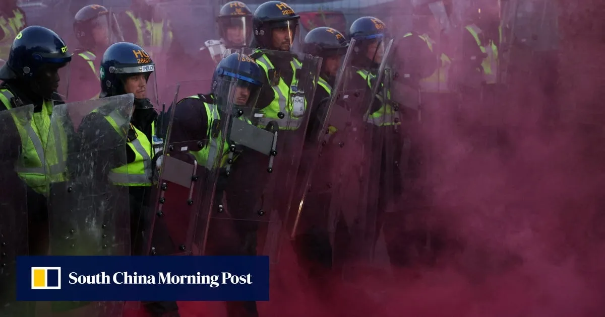 Clashes erupt in UK city over racially charged case of police handcuffing dying student